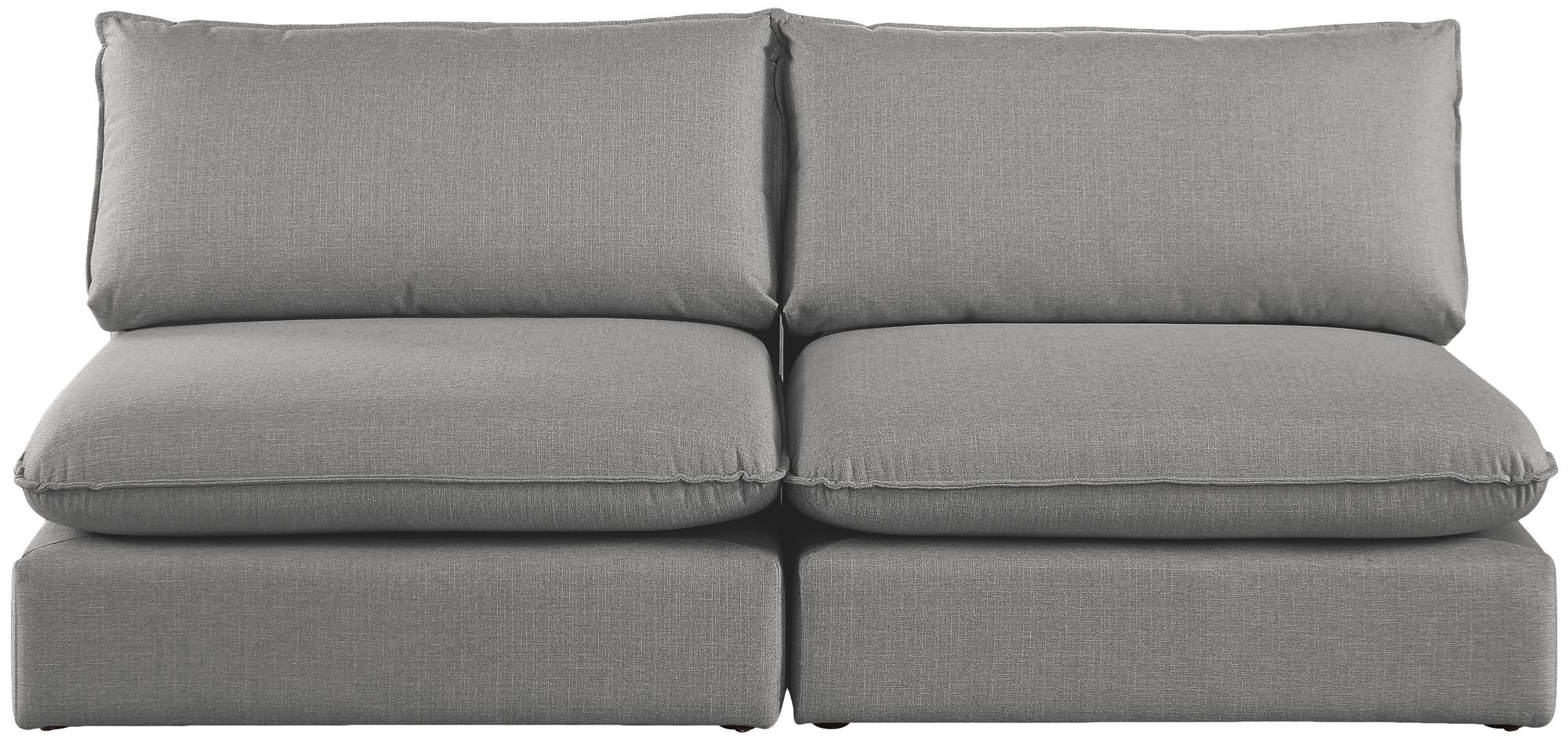 Mackenzie 80" Linen Armless Modular Sofa
