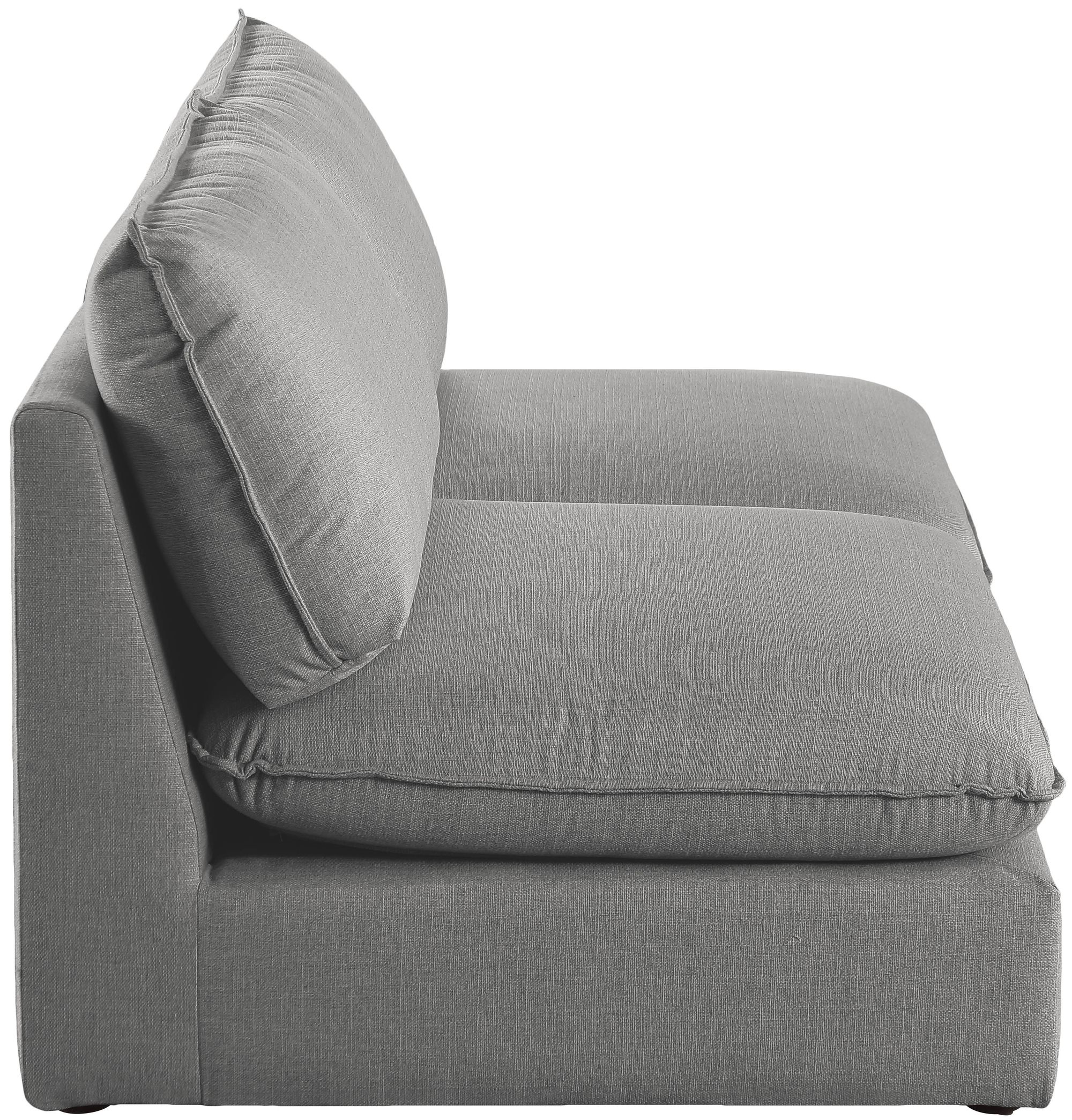 Mackenzie 80" Linen Armless Modular Sofa