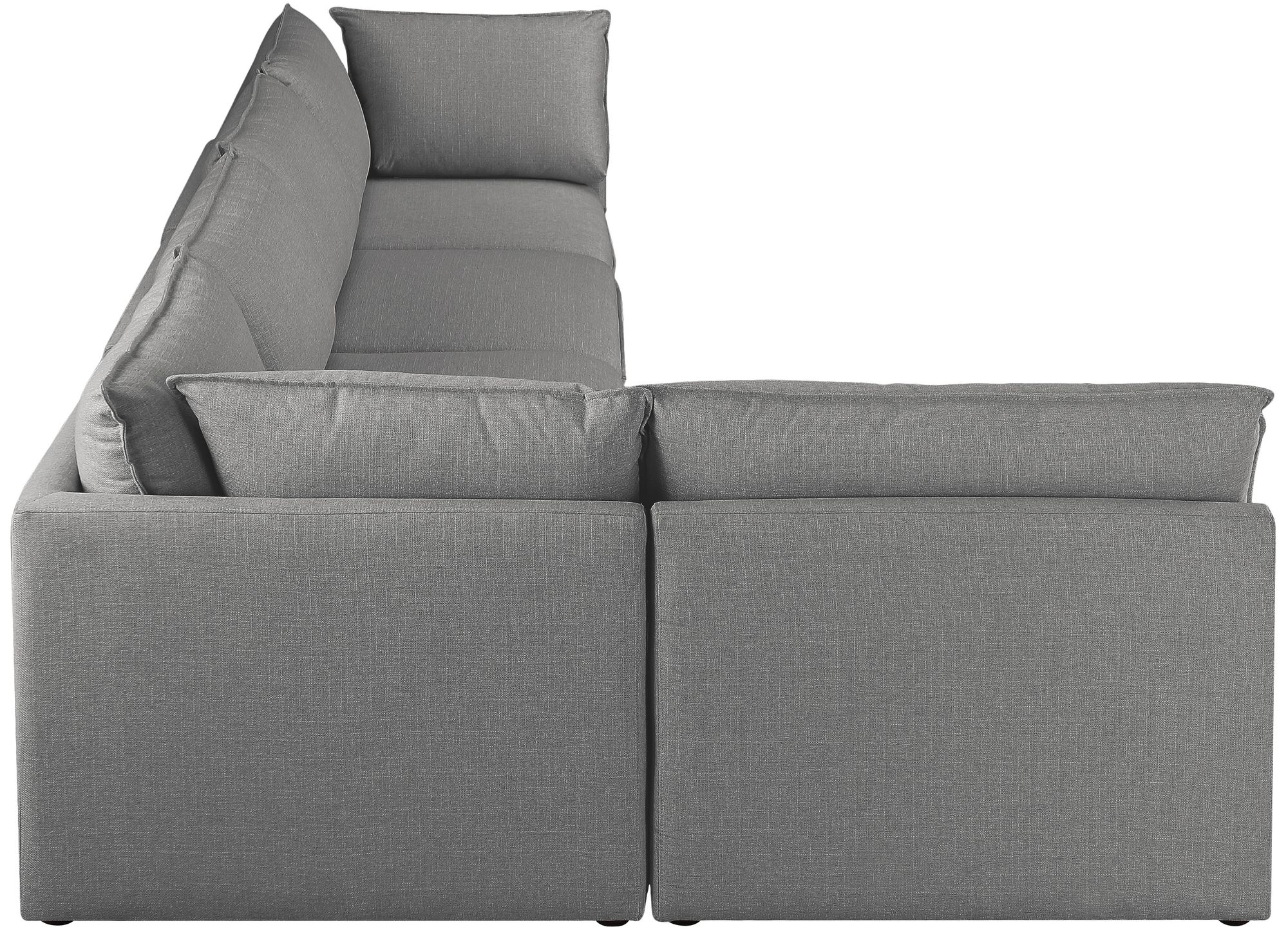 Mackenzie 160" 5-Piece Linen Modular Corner Sectional