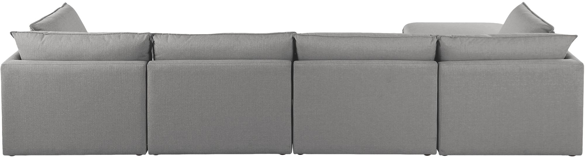 Mackenzie 160" 5-Piece Linen Fabric Modular Sectional Sofa