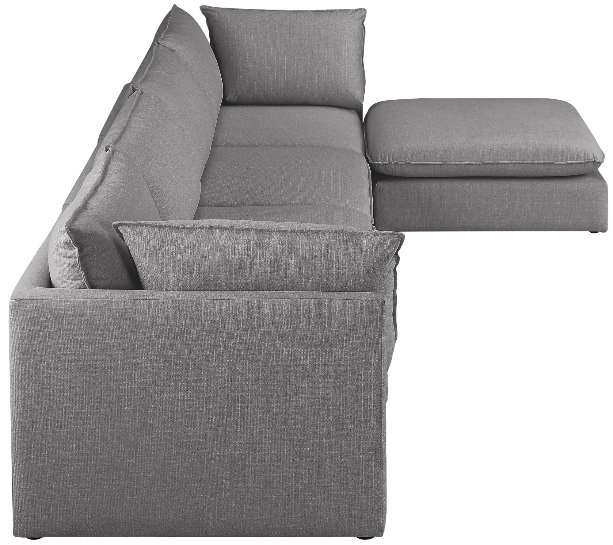 Mackenzie 160" 5-Piece Linen Modular Sectional