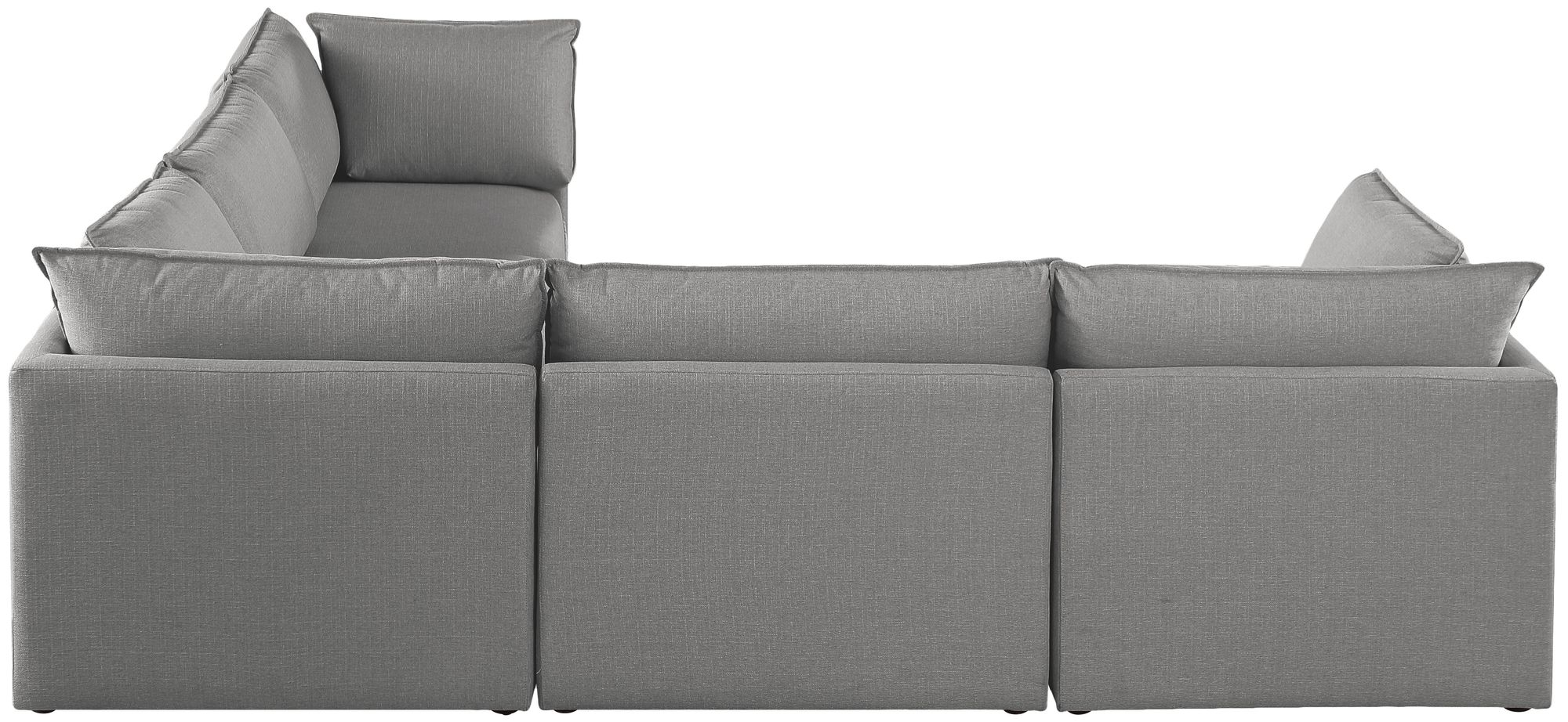 Mackenzie 120" 5-Piece Linen Modular Sectional