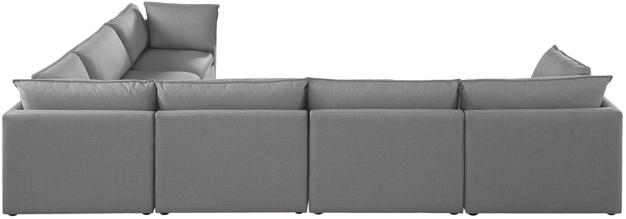 Mackenzie 160" 6-Piece Linen Modular Sectional