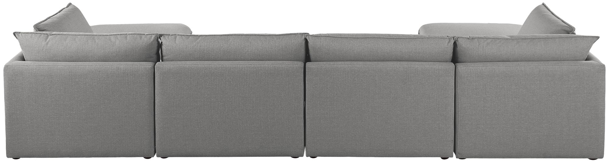 Mackenzie 160" 6-Piece Linen Modular U-Shape Sectional