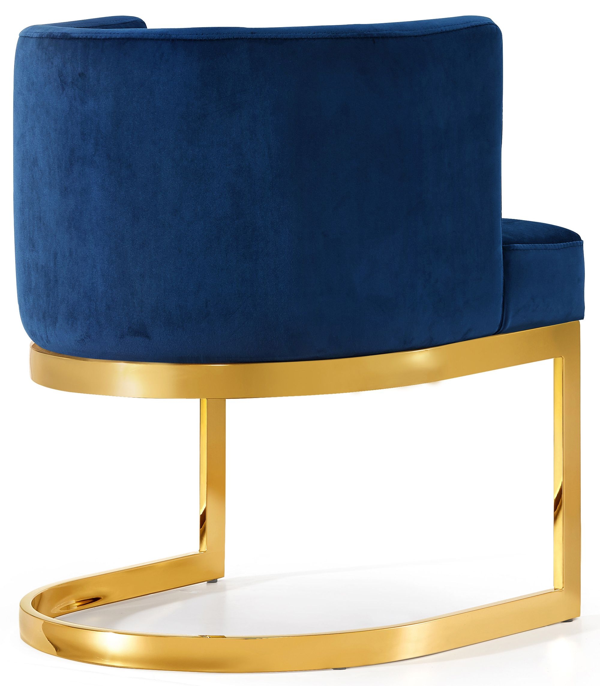 Gianna Velvet Dining Chair with Stainless Steel Base
