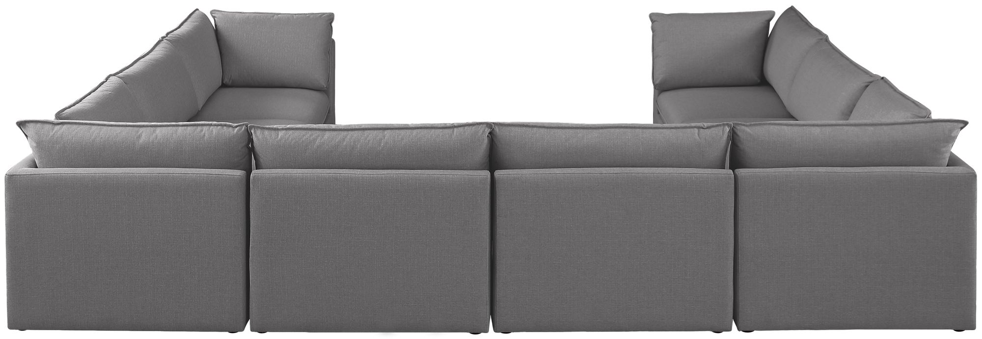 Mackenzie 160" 8-Piece Linen Modular Sectional