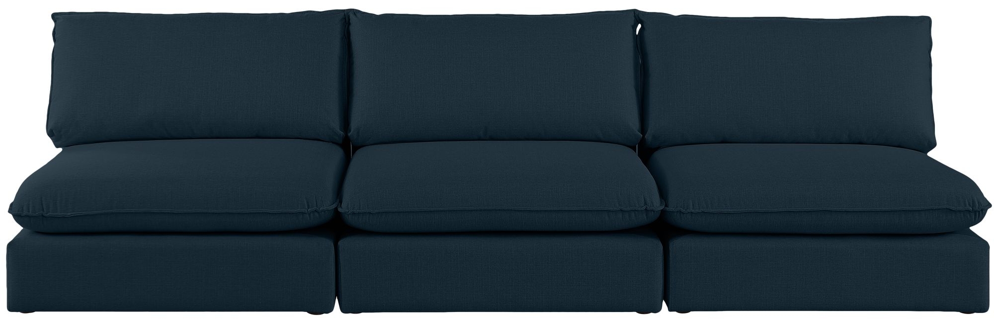 Mackenzie 120" Linen Armless Modular Sofa