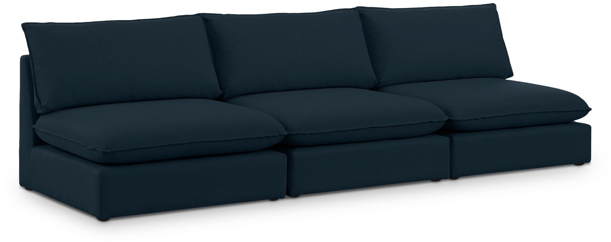 Mackenzie 120" Linen Armless Modular Sofa