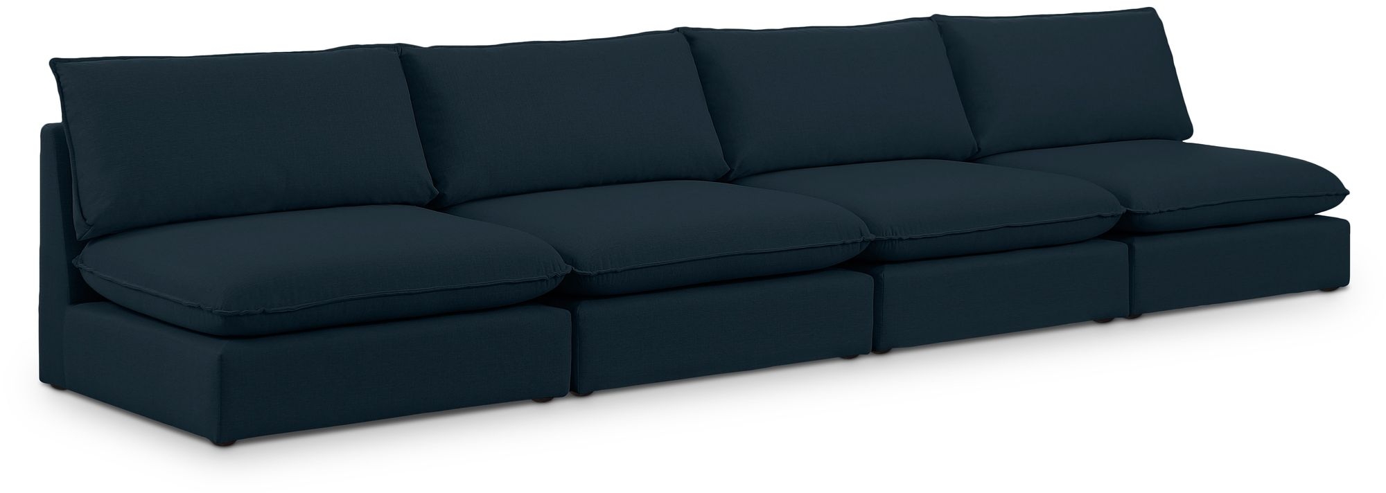 Mackenzie 160" Linen Armless Modular Sofa