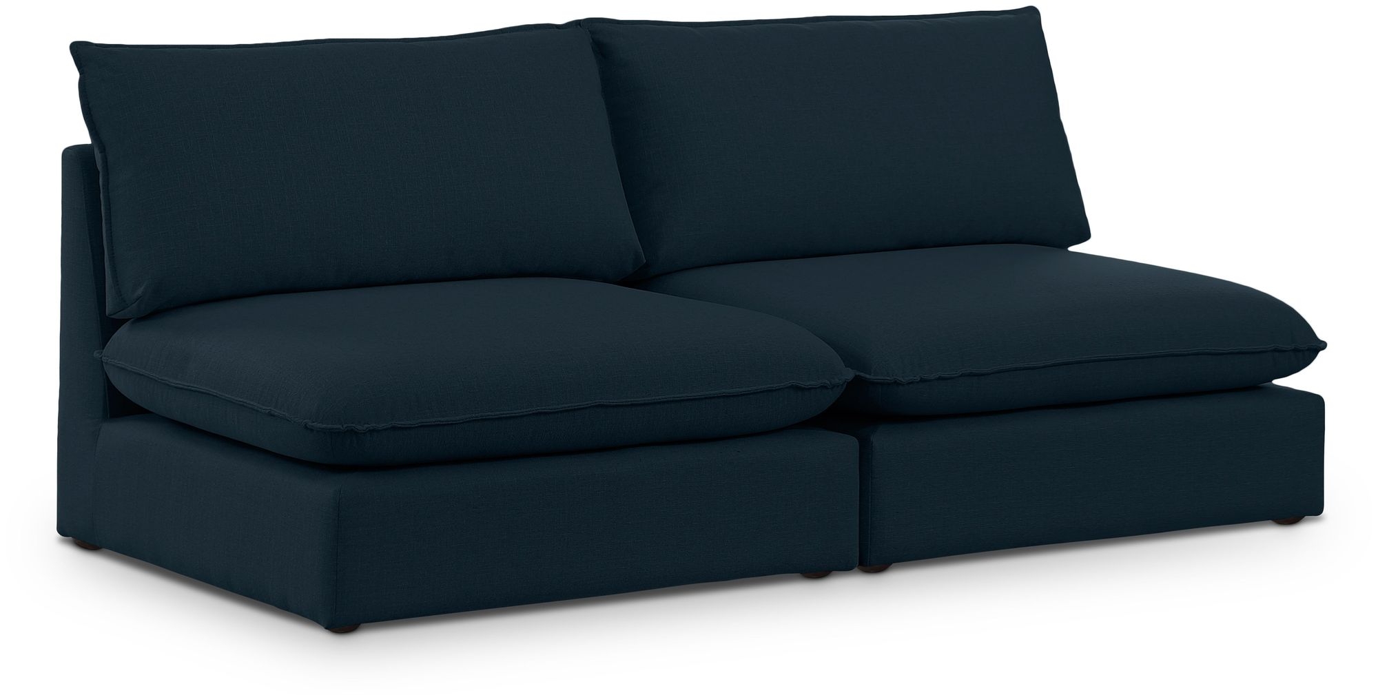 Mackenzie 80" Linen Armless Modular Sofa