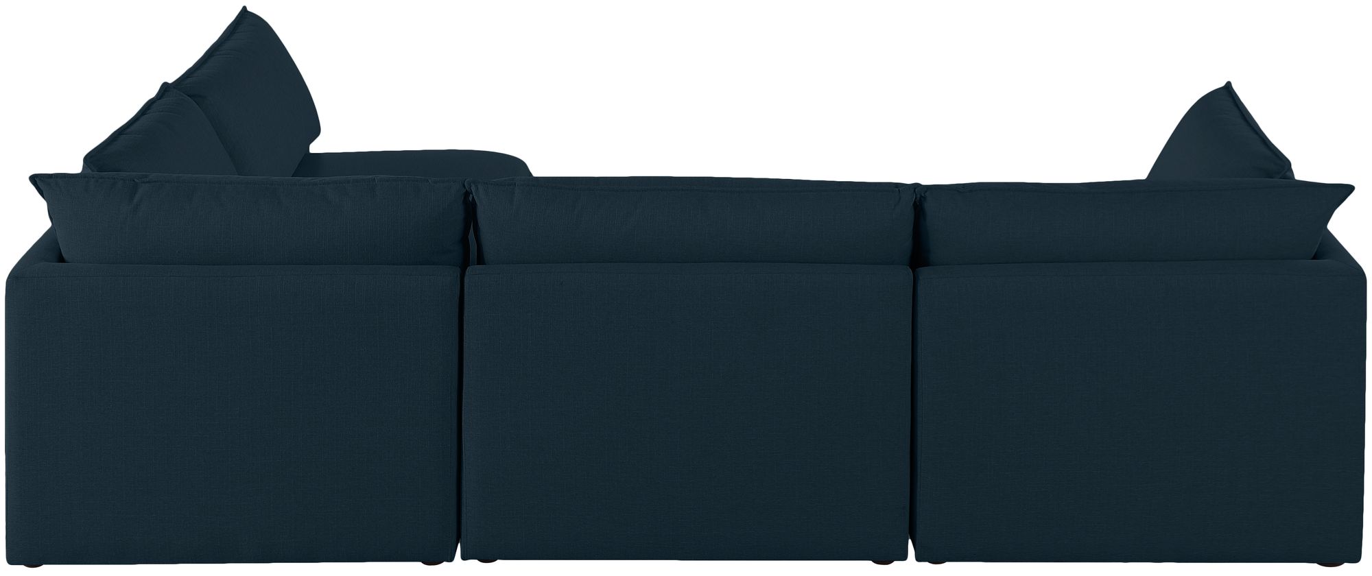 Mackenzie 120" 4-Piece Linen Modular Corner Sectional