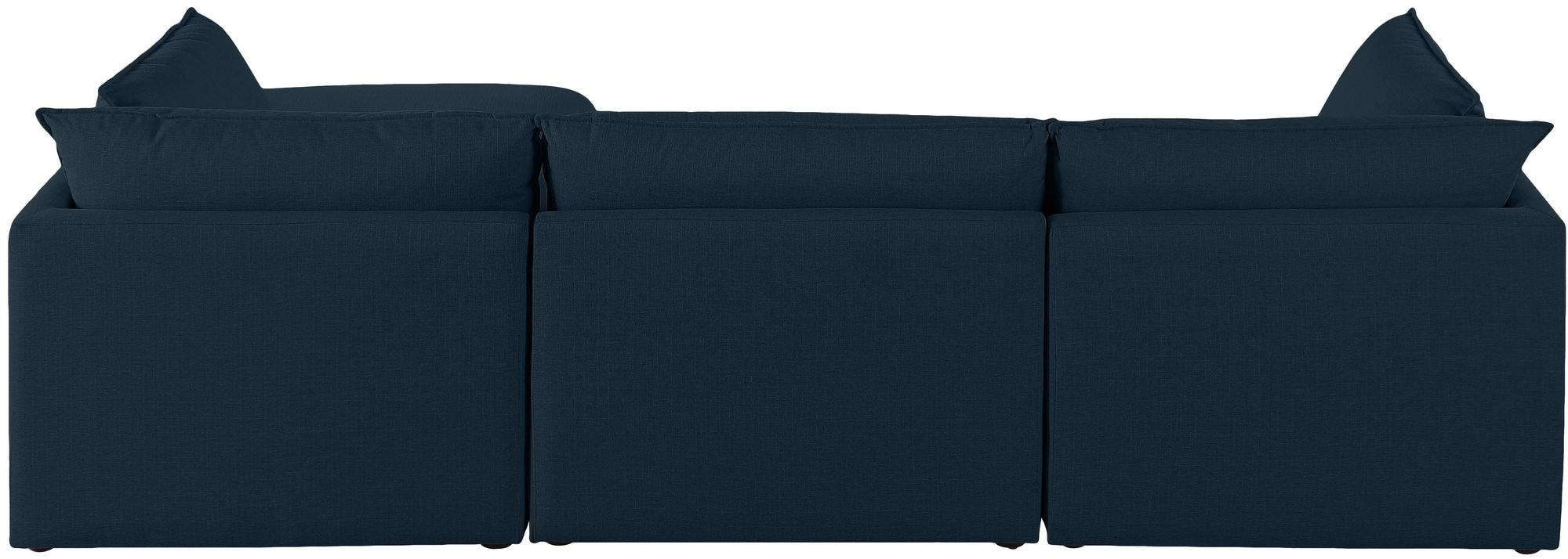 Mackenzie 120" 4-Piece Linen Modular Sectional