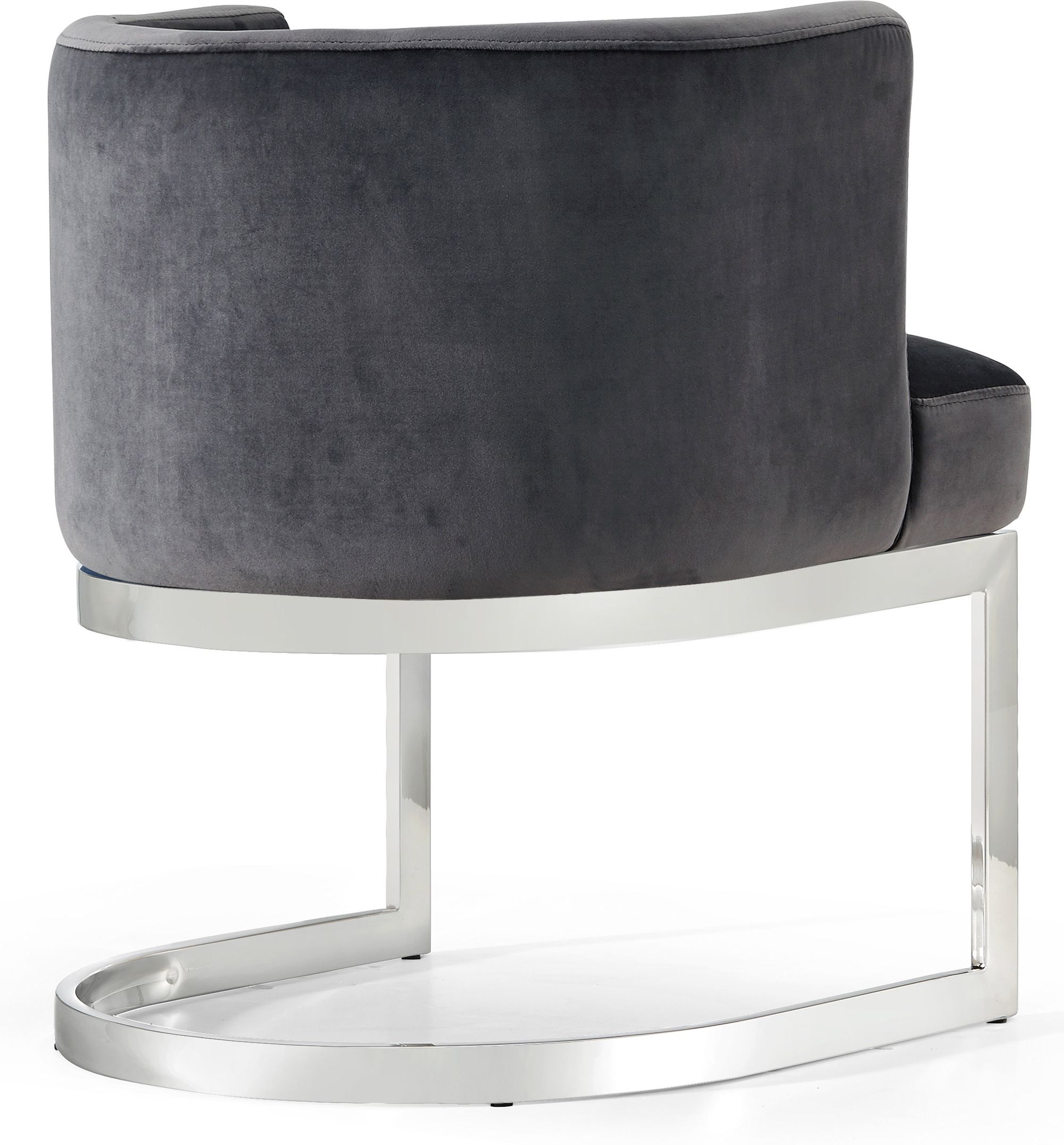 Gianna Velvet Dining Chair with Stainless Steel Base