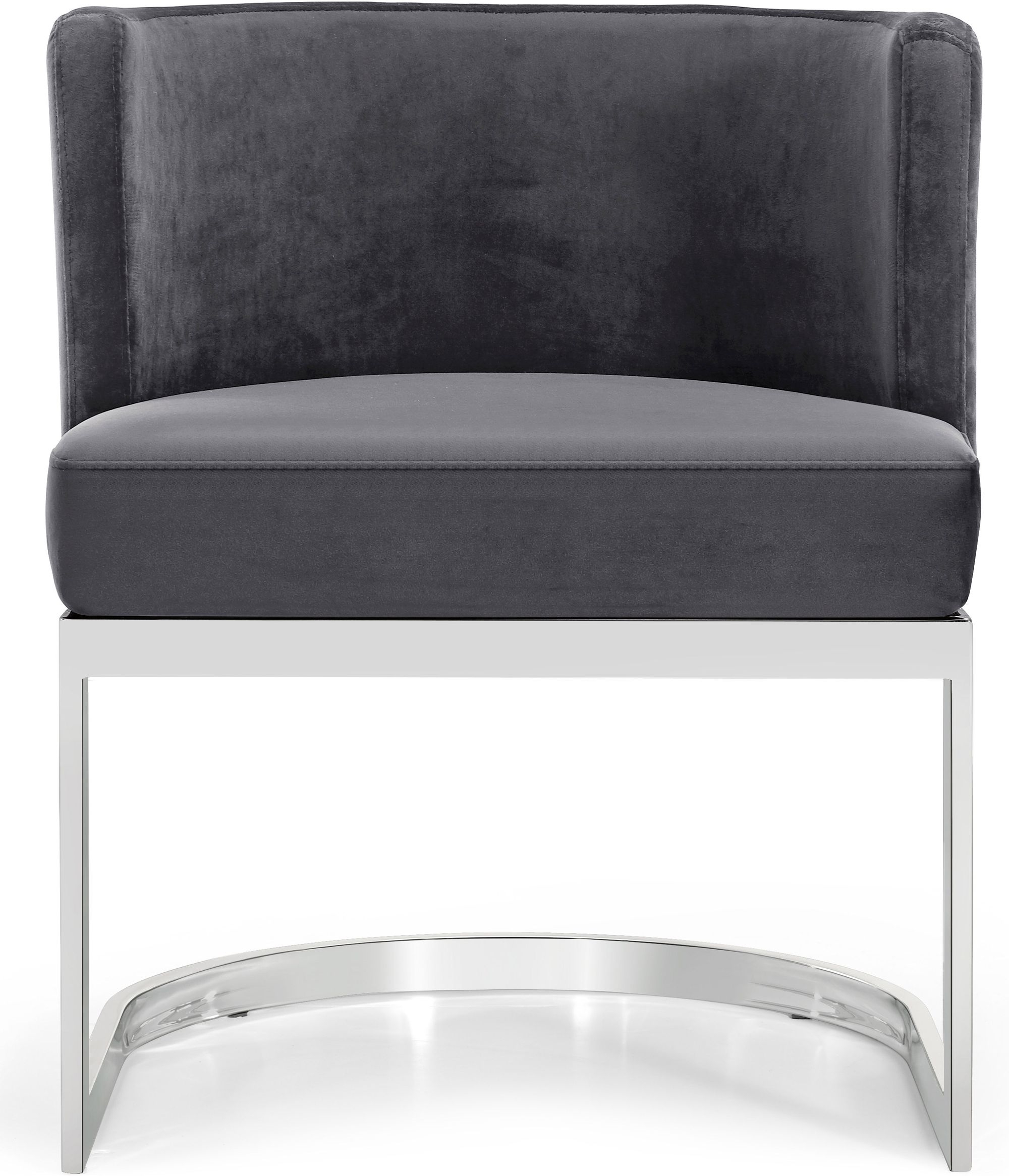 Gianna Velvet Dining Chair with Stainless Steel Base