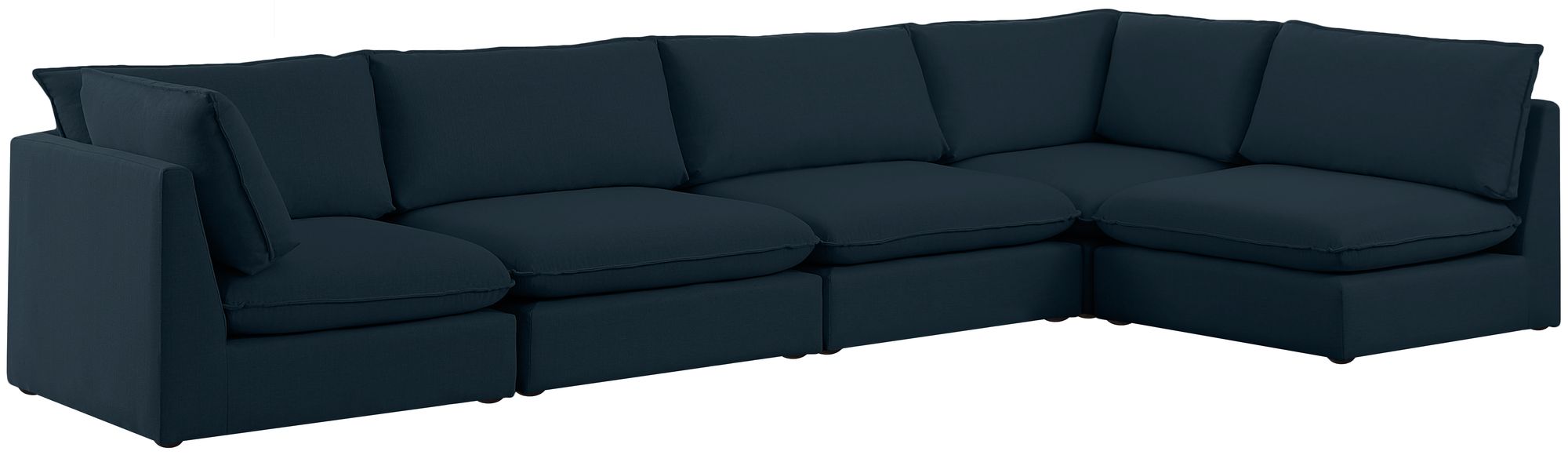 Mackenzie 160" 5-Piece Linen Modular Corner Sectional