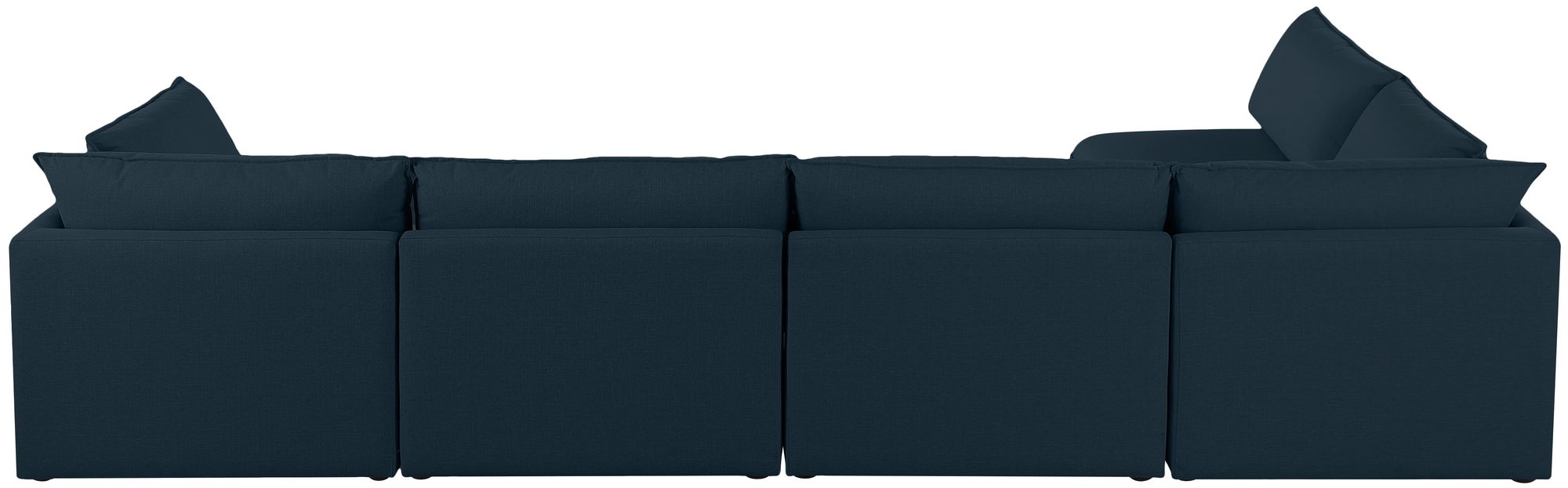 Mackenzie 160" 5-Piece Linen Fabric Modular Corner Sectional Sofa