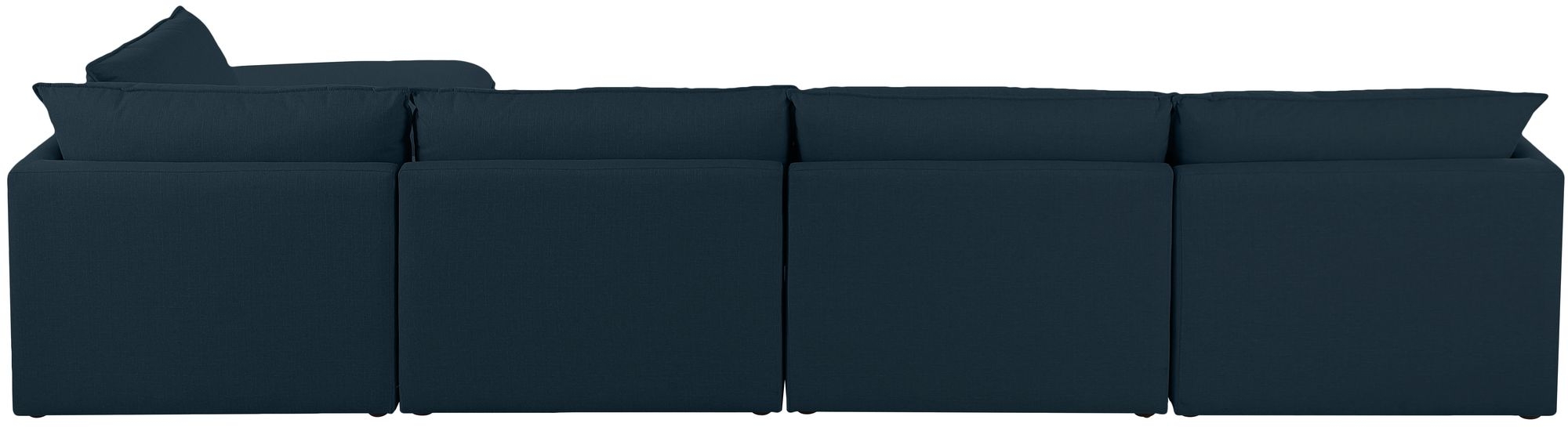 Mackenzie 160" 5-Piece Linen Fabric Modular Sectional Sofa