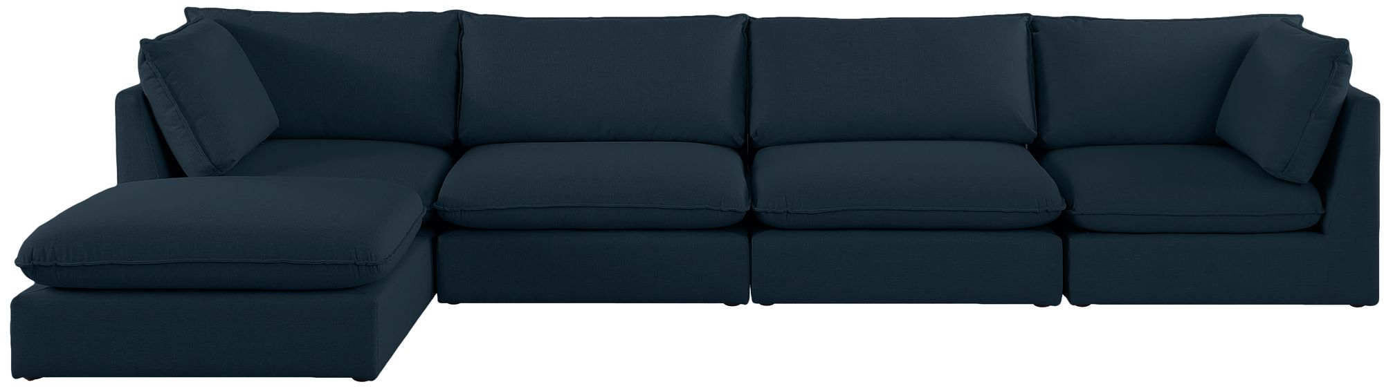 Mackenzie 160" 5-Piece Linen Modular Sectional