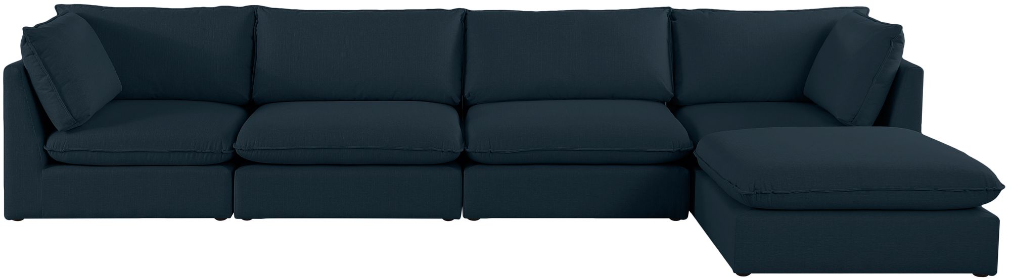 Mackenzie 160" 5-Piece Linen Modular Sectional