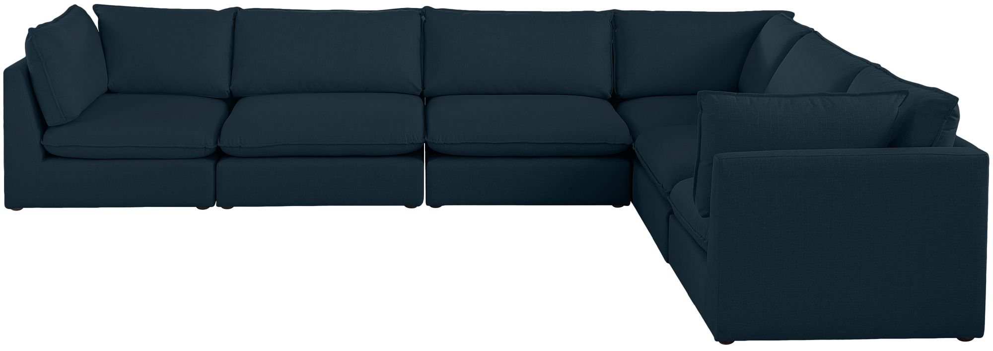 Mackenzie 160" 6-Piece Linen Modular Sectional