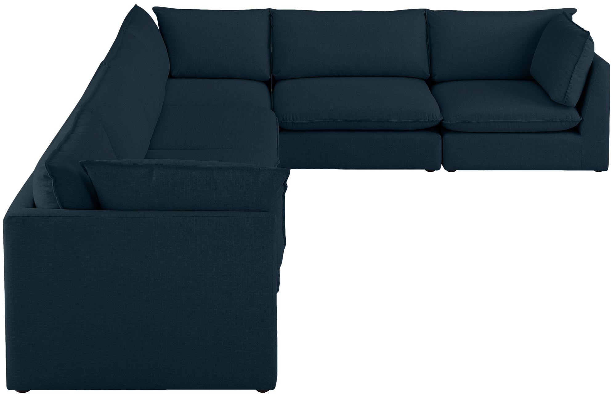 Mackenzie 160" 6-Piece Linen Modular Sectional