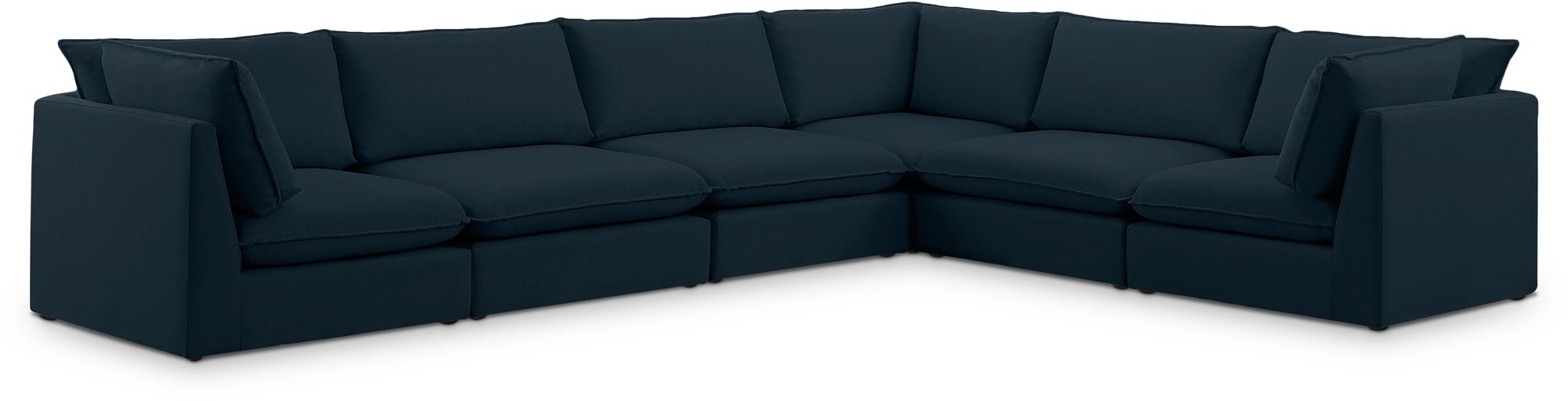 Mackenzie 160" 6-Piece Linen Fabric Modular Sectional Sofa