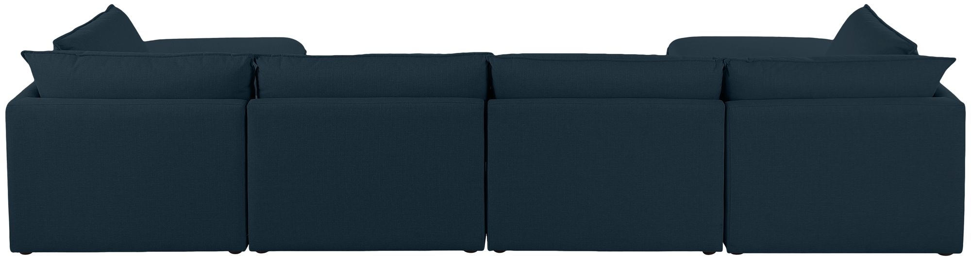 Mackenzie 160" 6-Piece Linen Fabric Modular U-Shape Sectional Sofa