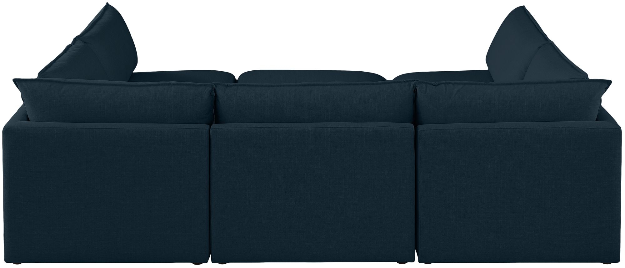 Mackenzie 120" 6-Piece Linen Fabric Modular Sectional Sofa