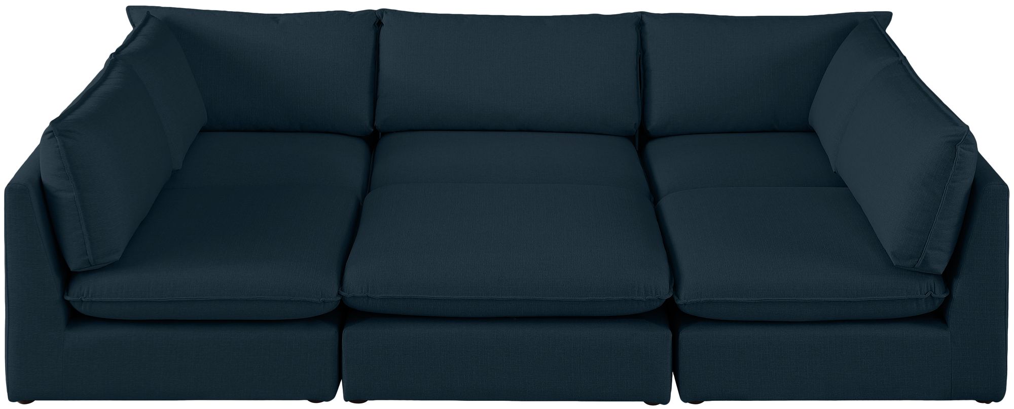 Mackenzie 120" 6-Piece Linen Modular Sectional