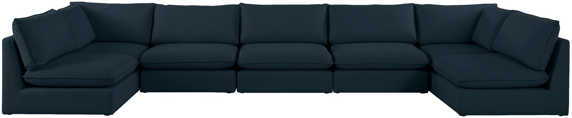 Mackenzie 200" 7-Piece Linen Modular Sectional