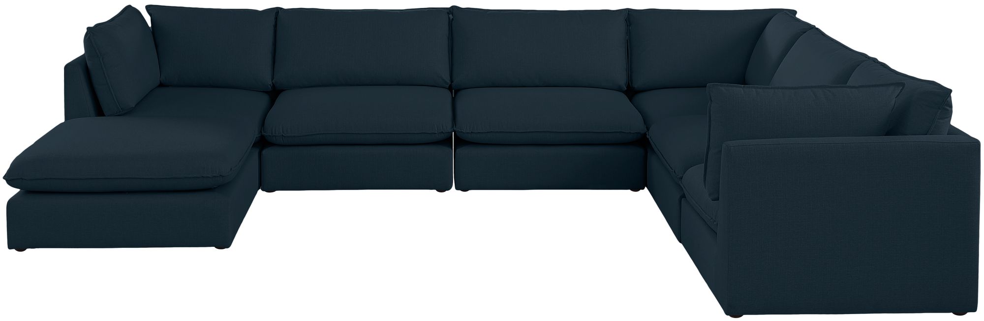 Mackenzie 160" 7-Piece Linen Modular Sectional