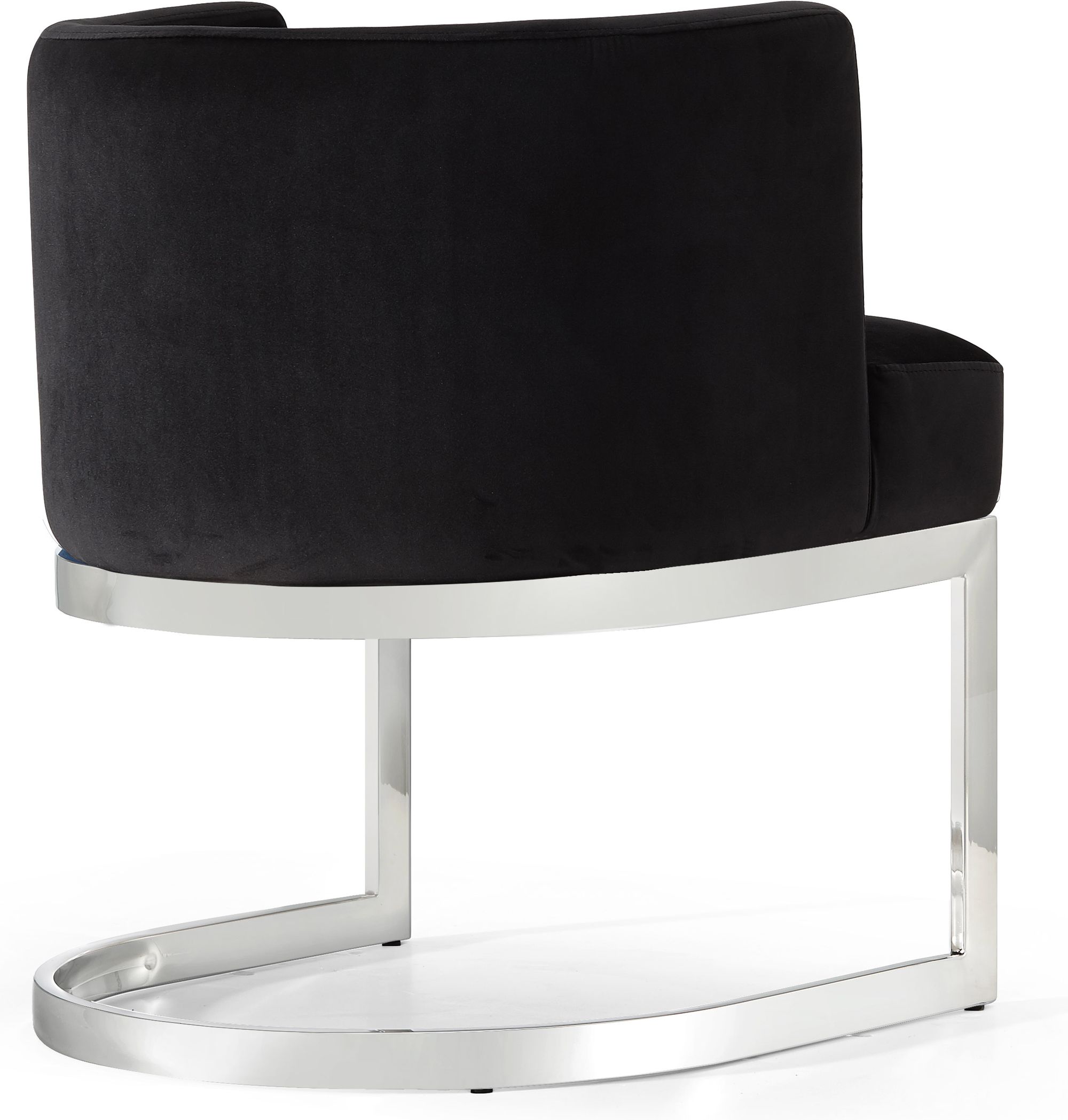 Gianna Velvet Dining Chair with Stainless Steel Base