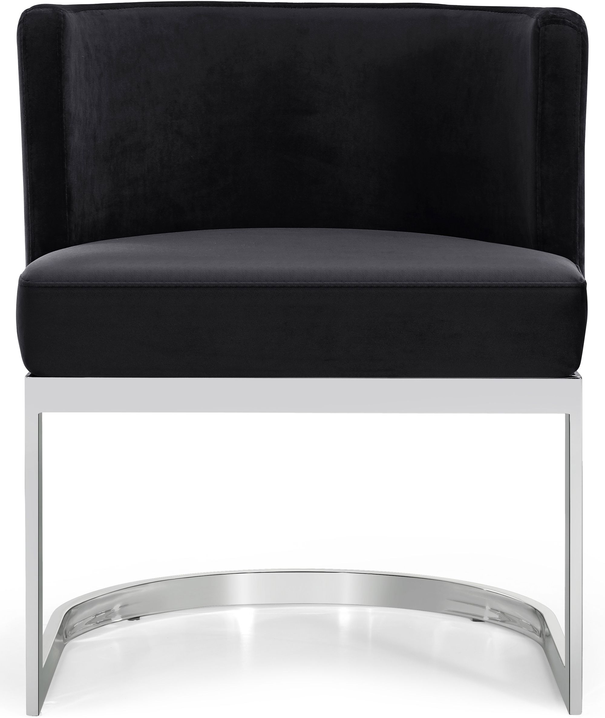 Gianna Velvet Dining Chair with Stainless Steel Base