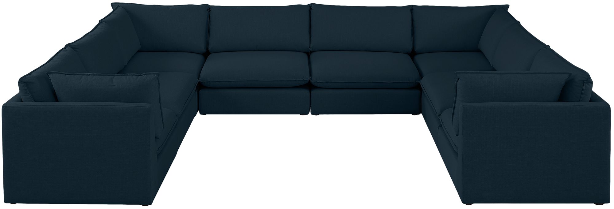 Mackenzie 160" 8-Piece Linen Modular Sectional