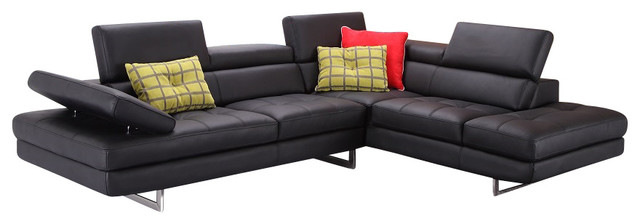 A761 Italian Leather Sectional - Thumbnail 5