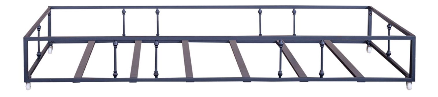 Vintage Twin Size Metal Bed Set with Trundle