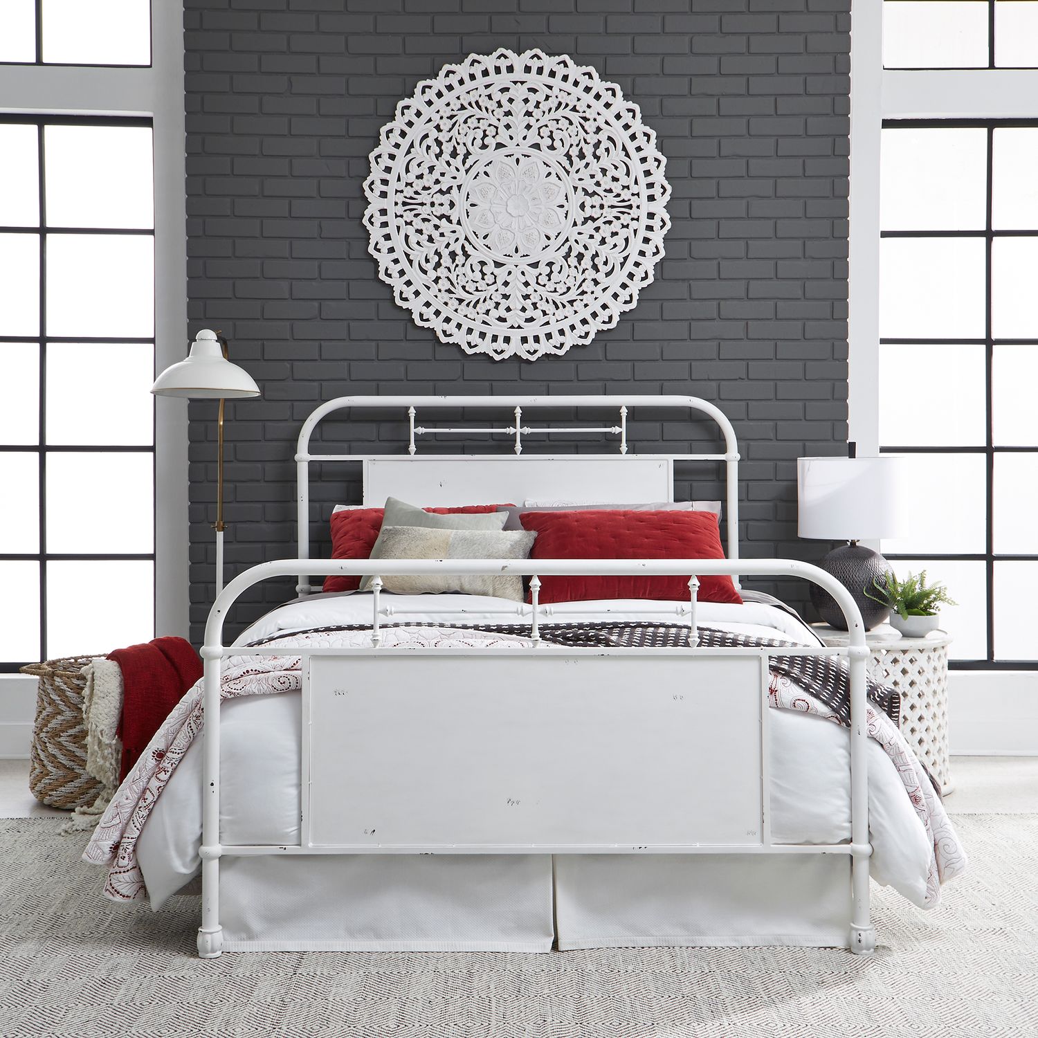 Vintage Series Queen Size Metal Bed