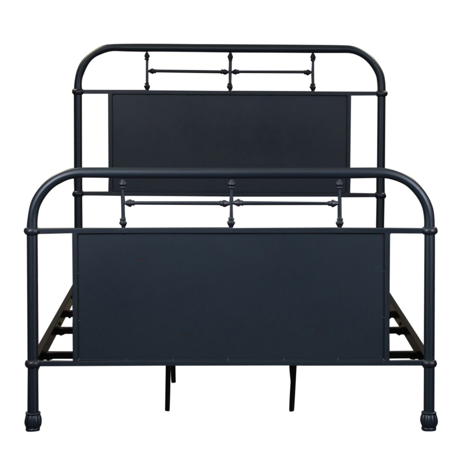 Vintage Series Full Size Metal Bed - Distressed Navy