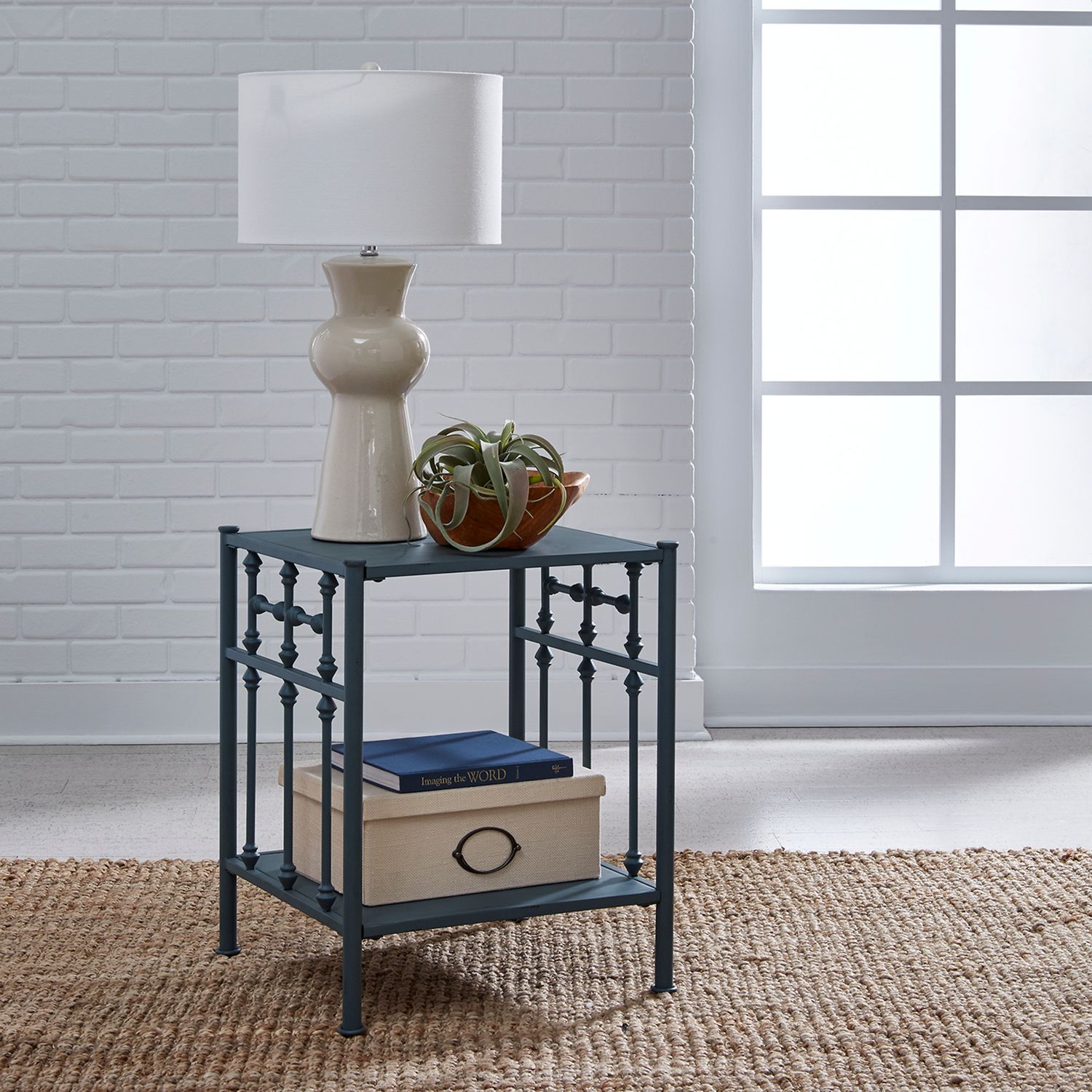 Vintage Series Metal Open Night Stand
