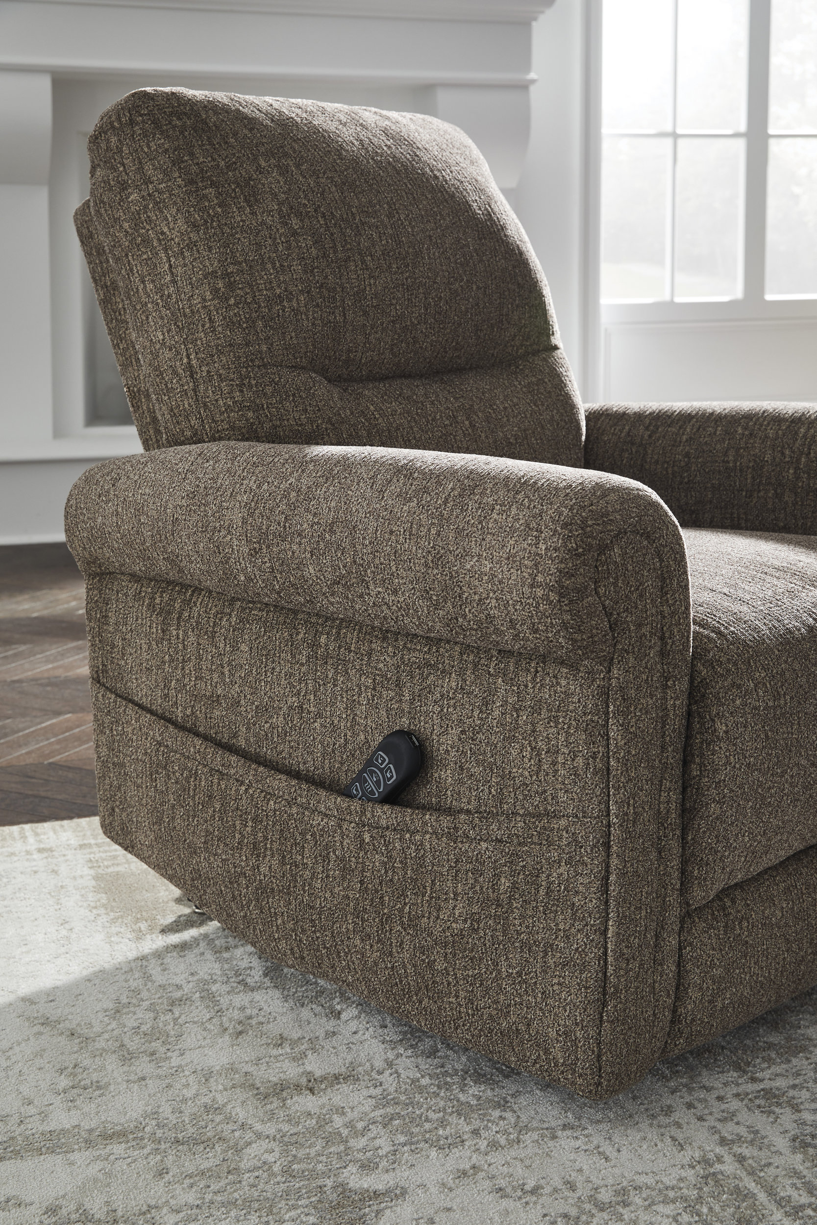 Aureta Fabric Power Lift Recliner