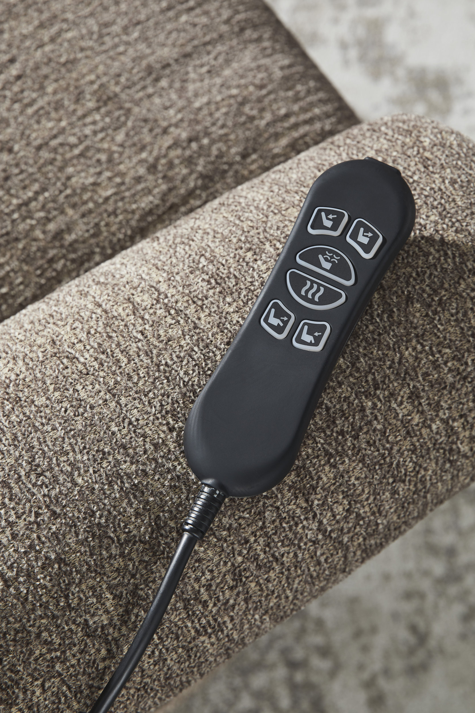 Aureta Fabric Power Lift Recliner