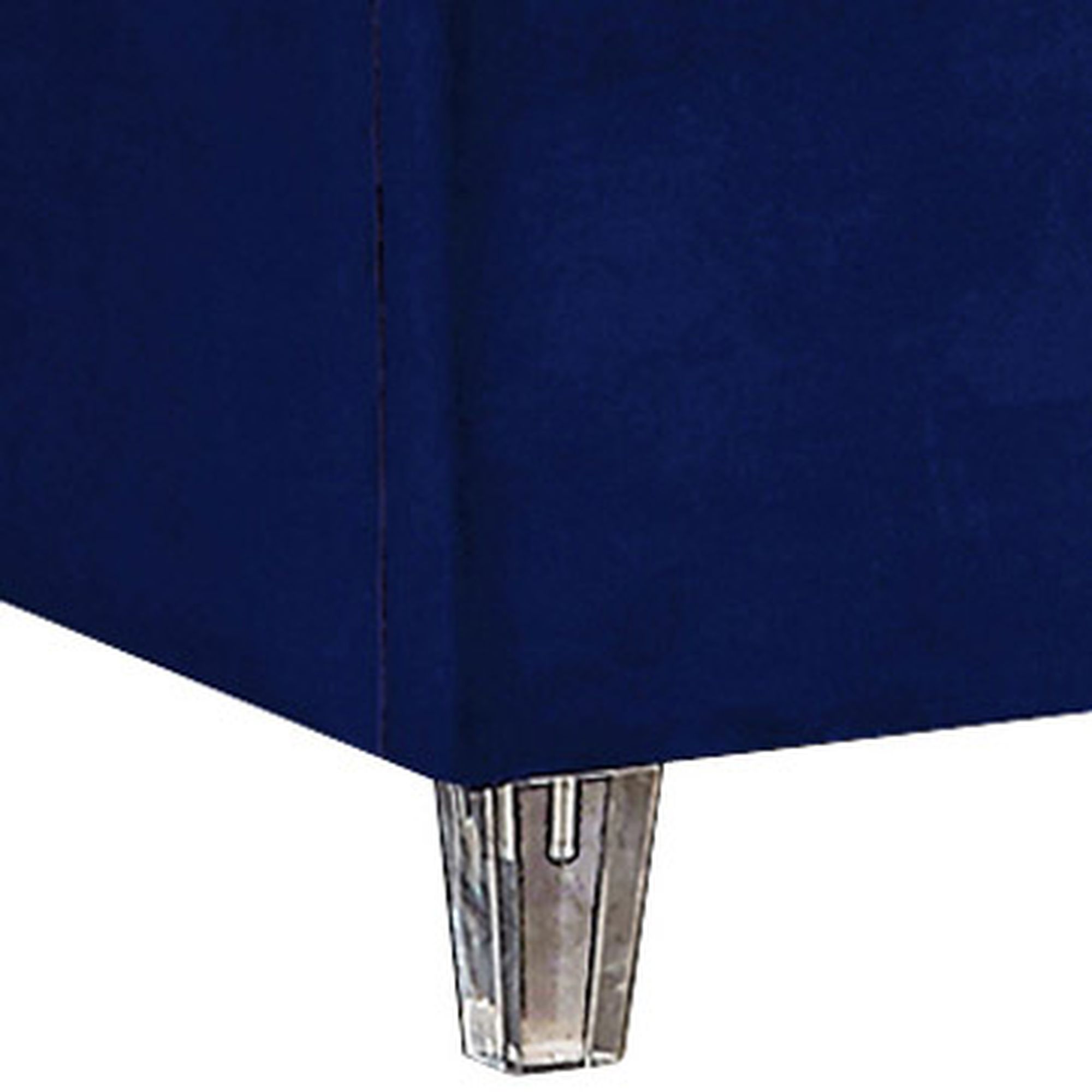 Candace Velvet King Size Bed