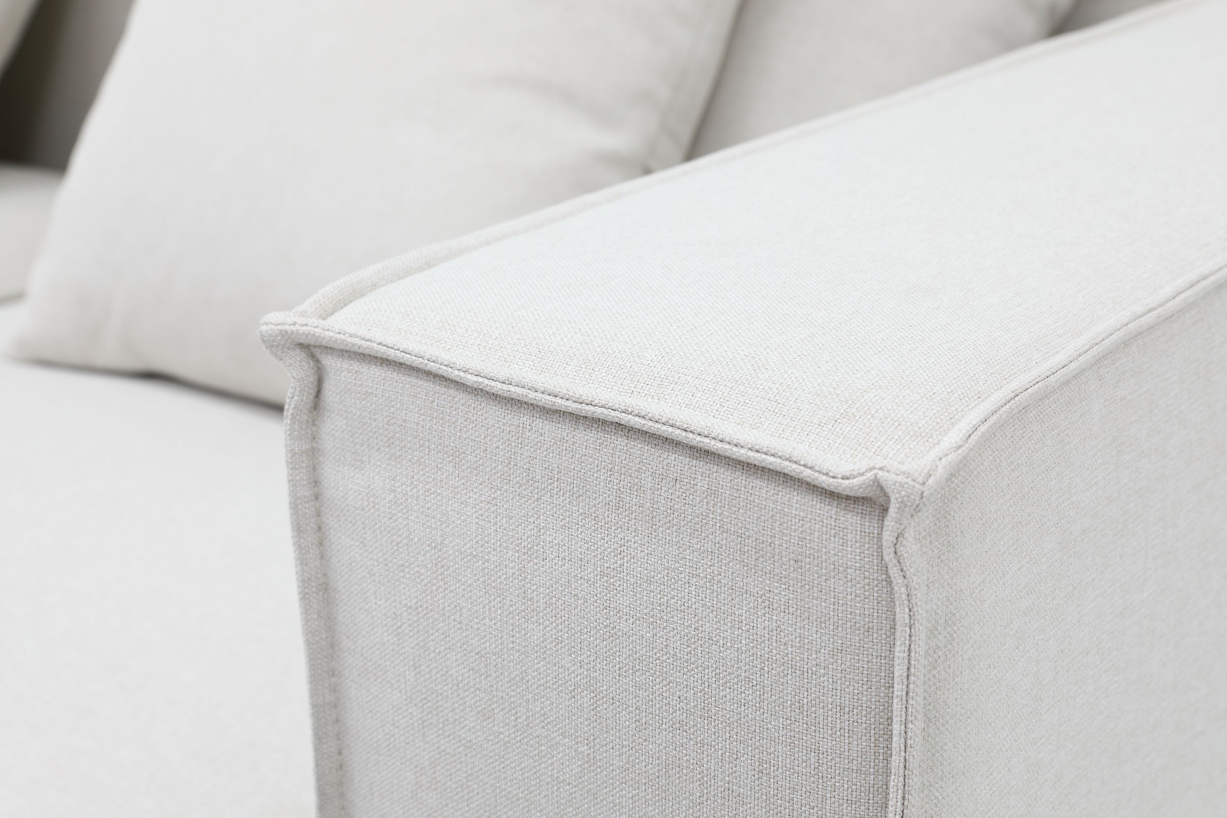 Apollo Luxury Linen Left Arm Sofa Chair