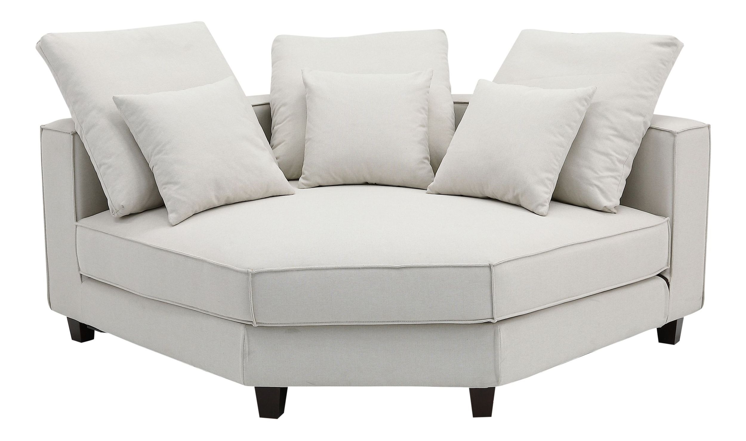 Apollo Luxury Linen Sofa Wedge
