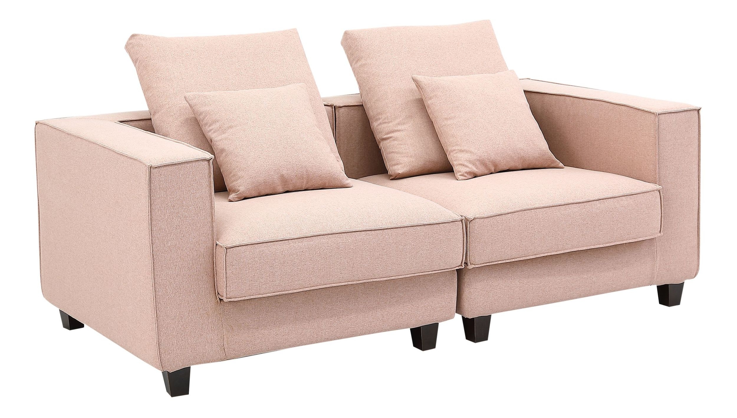 Apollo Luxury Linen Modular Loveseat Sofa