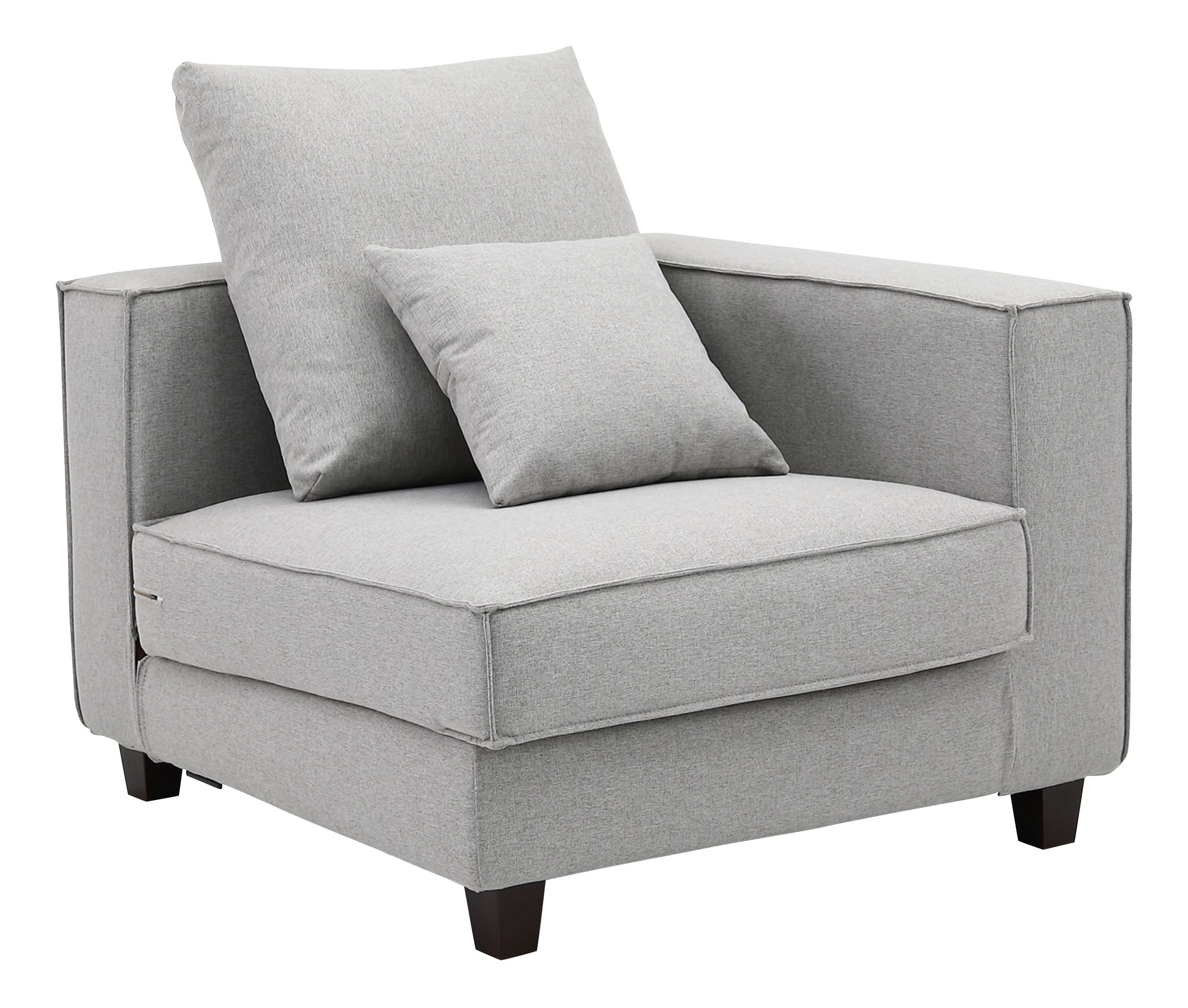 Apollo Luxury Linen Right Arm Sofa Chair