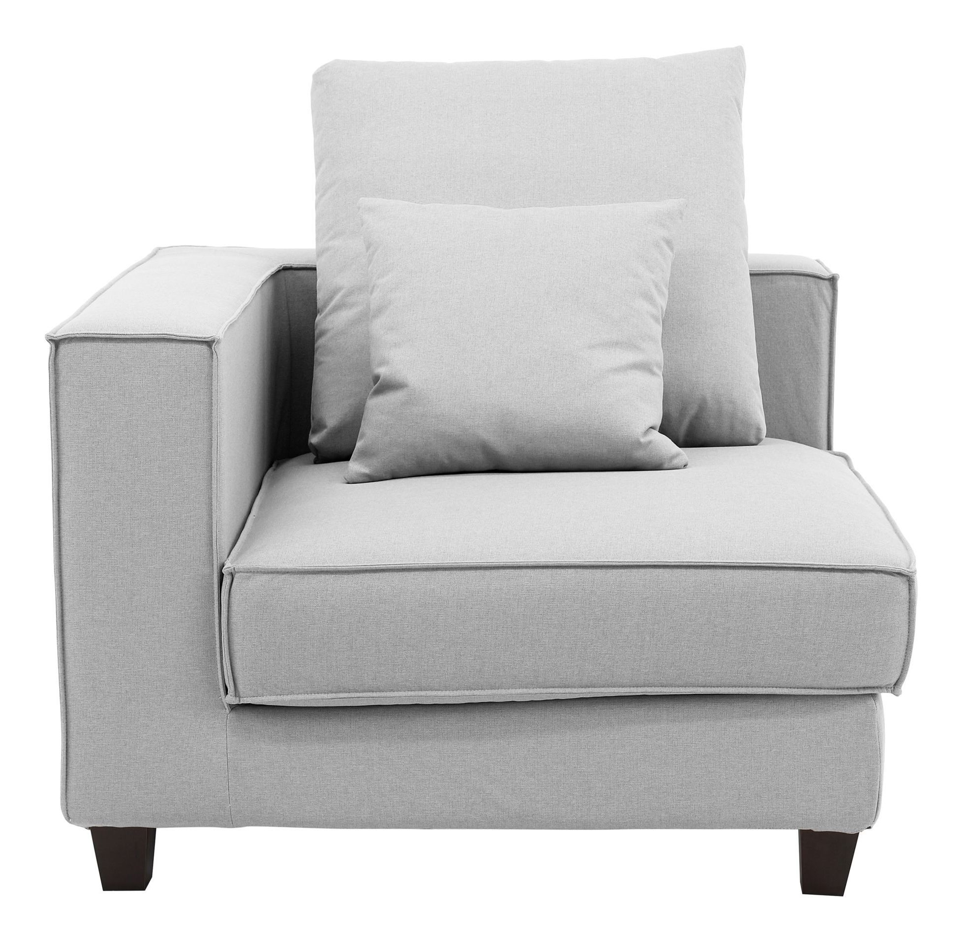 Apollo Luxury Linen Left Arm Sofa Chair