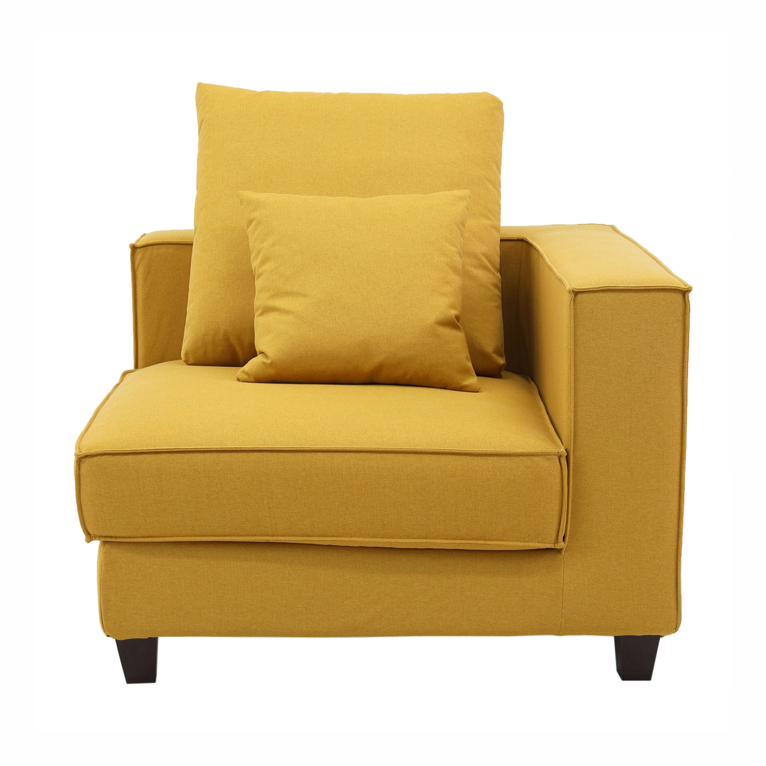 Apollo Luxury Linen Modular 3-Piece Sofa Set