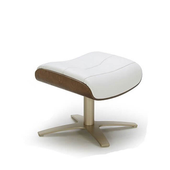 Karma Italian Leather Premium Ottoman