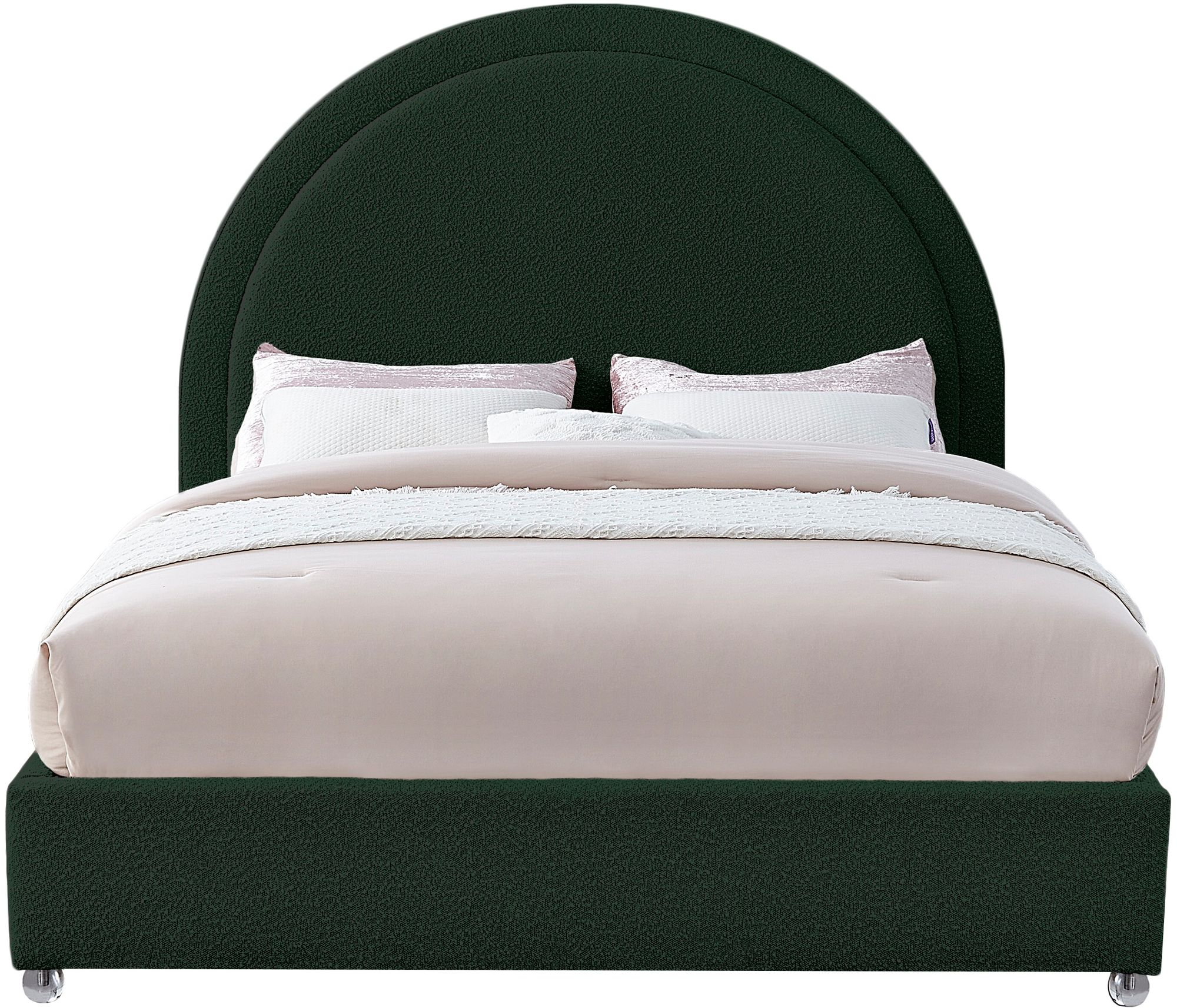 Milo Boucle Fabric Full Size Bed